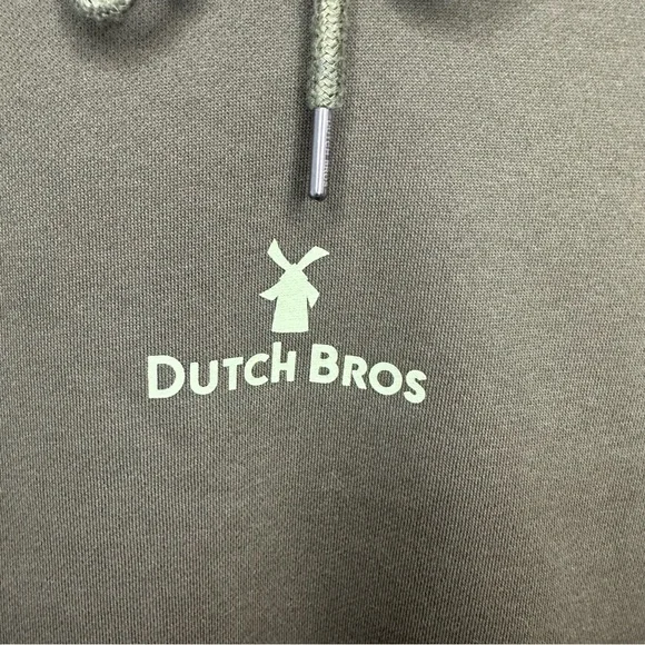 Dutch Bros Women’s SMALL Brown Oregon Hoodie RARE “The Beaver State” DB … - Picture 5 of 14